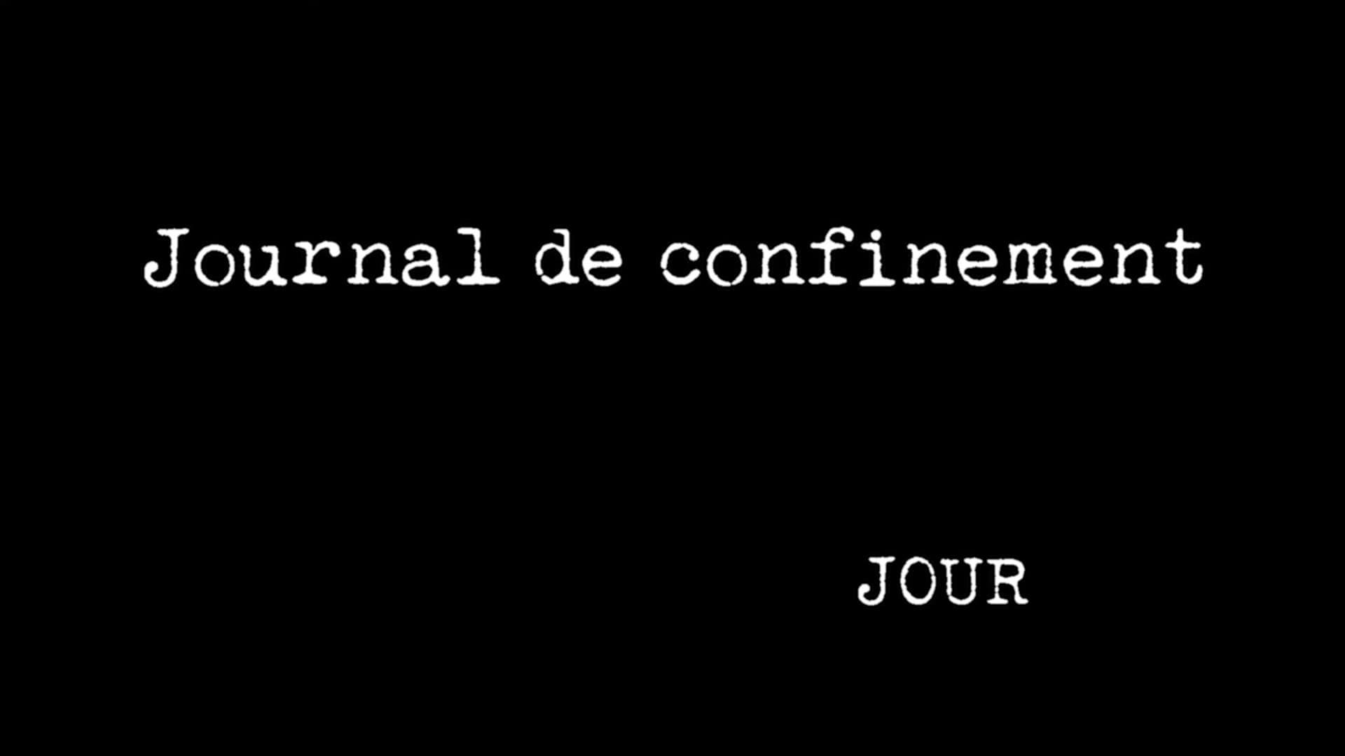 Journal de confinement