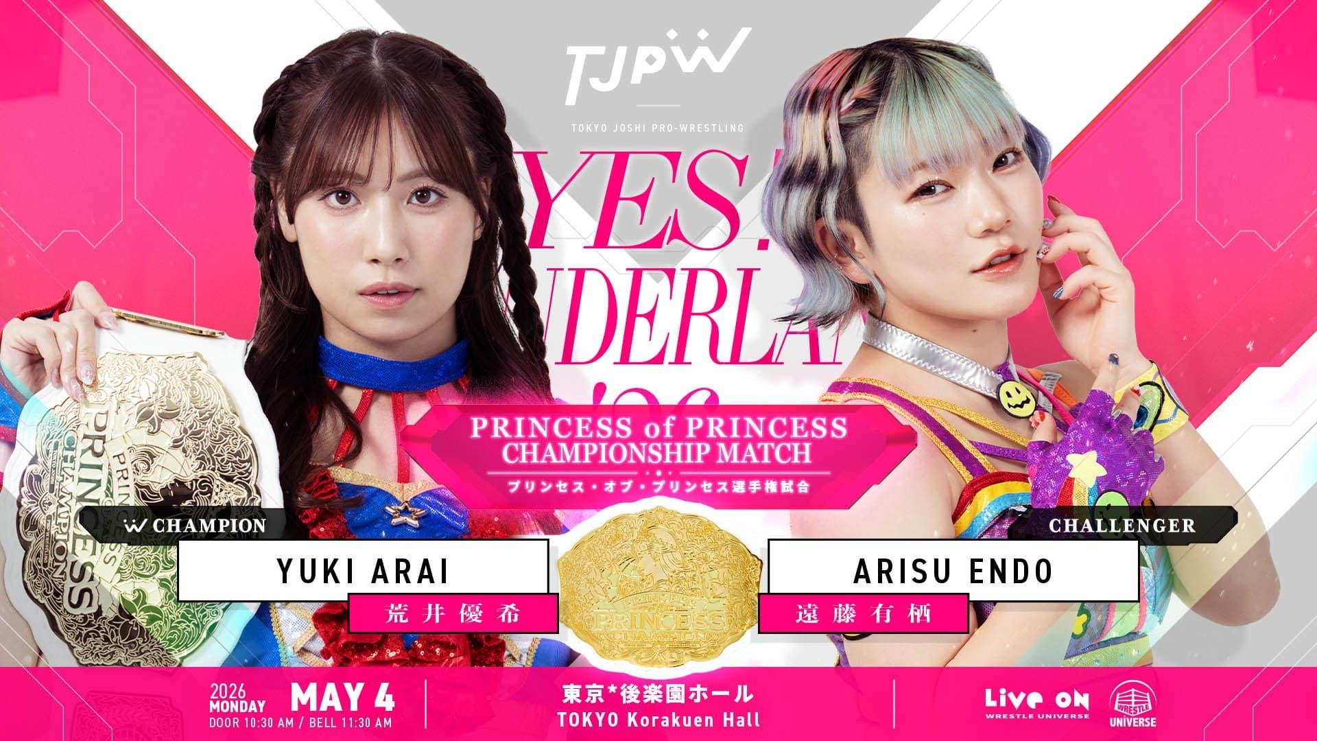 TJPW YES！ WONDERLAND '26