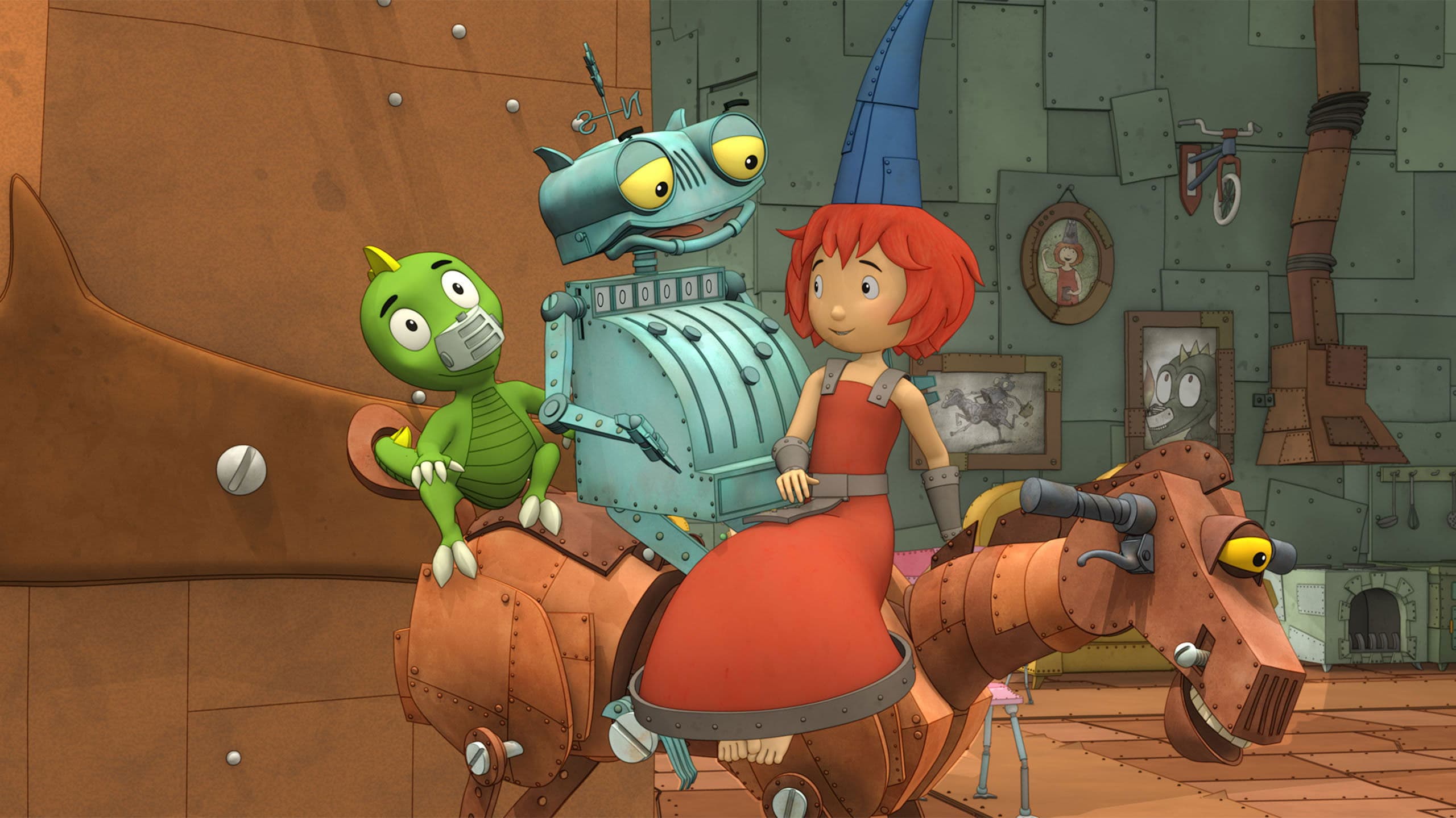 Rusty, el caballero robot