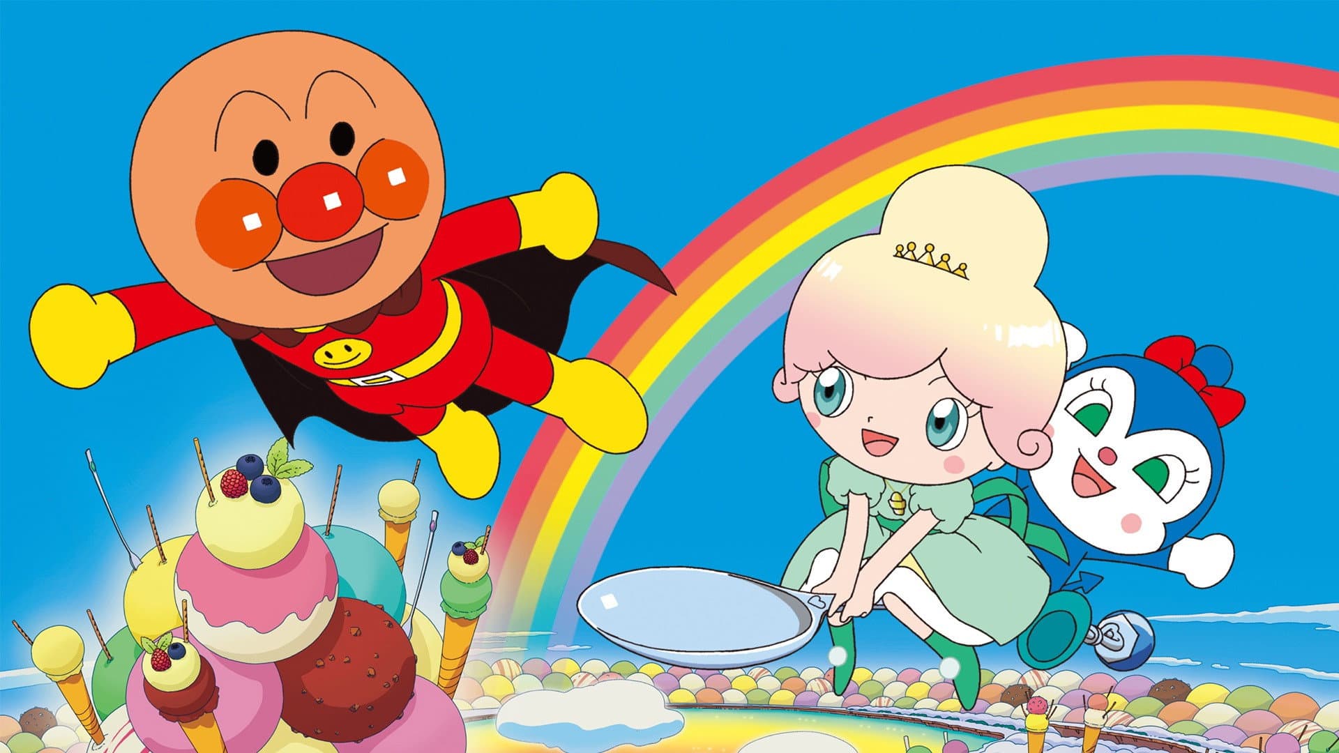Anpanman: ¡Illumina! La Princesa Vainilla Del Reino De Los Helados