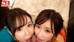 FANZAアワード受賞女優が豪華共演!! 上下前後左右から同時に痴女られる360°快感MAXドリーム逆3P — foto 2