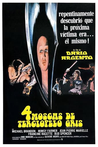 4 mosche di velluto grigio