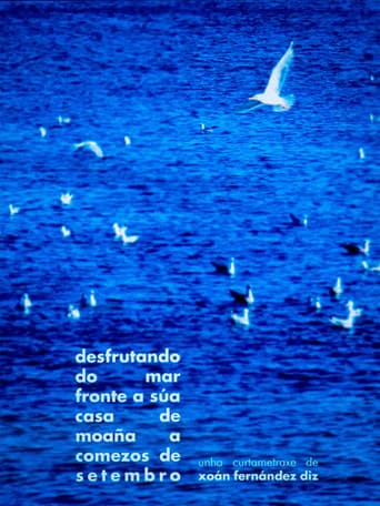 desfrutando do mar fronte a súa casa de moaña a comezos de setembro