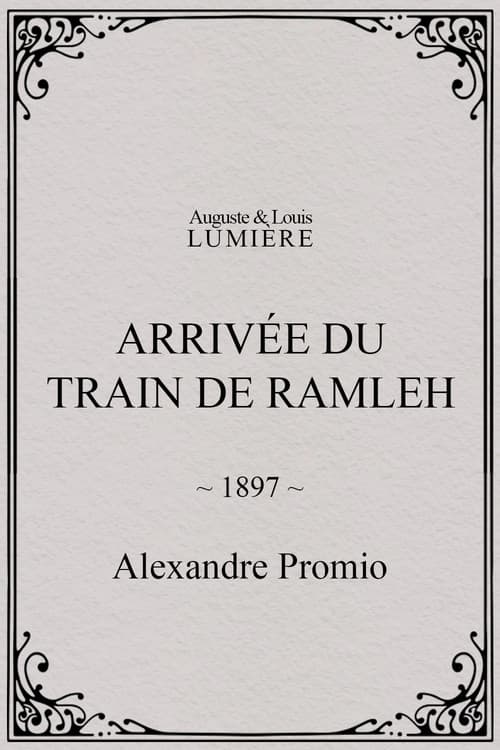 Arrivée du train de Ramleh
